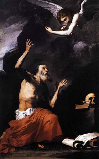 Jose de Ribera St Jerome and the Angel Spain oil painting art